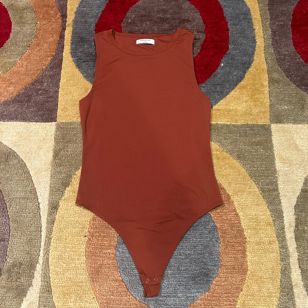 Babaton Rust/ Burnt Orange Bodysuit